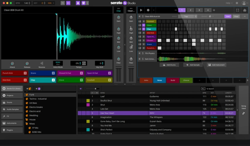 screenshot of Serato Studio